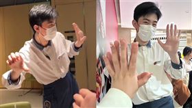 海底撈194公分天菜店員超會撩！熱舞片被瘋傳　女網友暴動：原地出道。（圖／翻攝自微博）