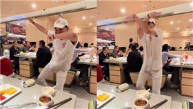 台灣海底撈嗨跳「科目三」　店員喊想離職（圖／翻攝自抖音）