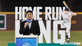 ▲台北大巨蛋啟用儀式，中華棒協理事長辜仲諒致詞。（圖／記者劉彥池攝影）
