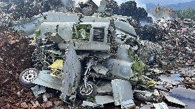 台東資收場火警  發現多架報廢戰機（