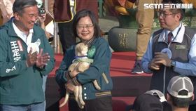 總統蔡英文、民進黨立委王定宇、台南關廟「旺萊」