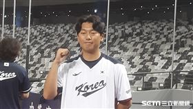 ▲亞錦賽開幕戰韓國隊先發投手申憲民。（圖／記者俞聖律攝影）