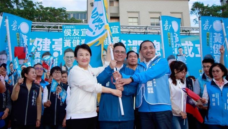黃健豪成立競總籲守護台中　侯朱站台拉票