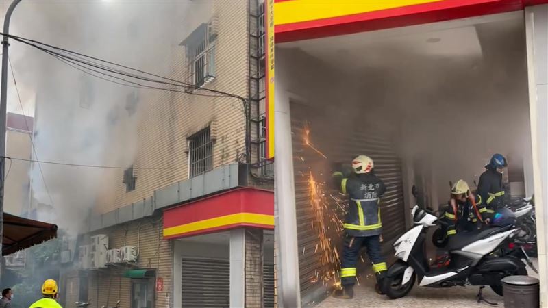 新莊便當店濃煙狂竄！疏散17人　員工送醫