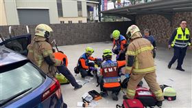 車禍,自撞,休旅車,歸仁區,台南