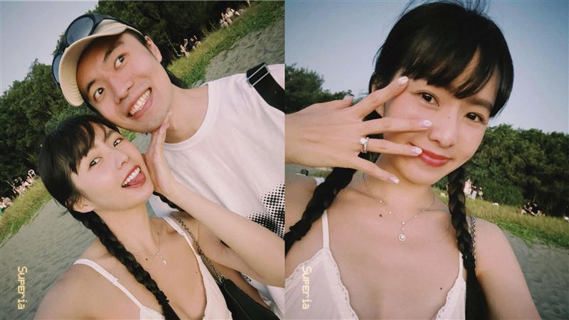最美校花結婚3年了　秀鑽戒讚老公這件事