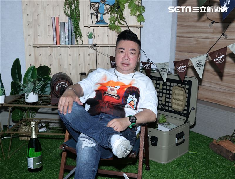 董至成三立新聞網專訪。（圖/記者邱榮吉攝影）