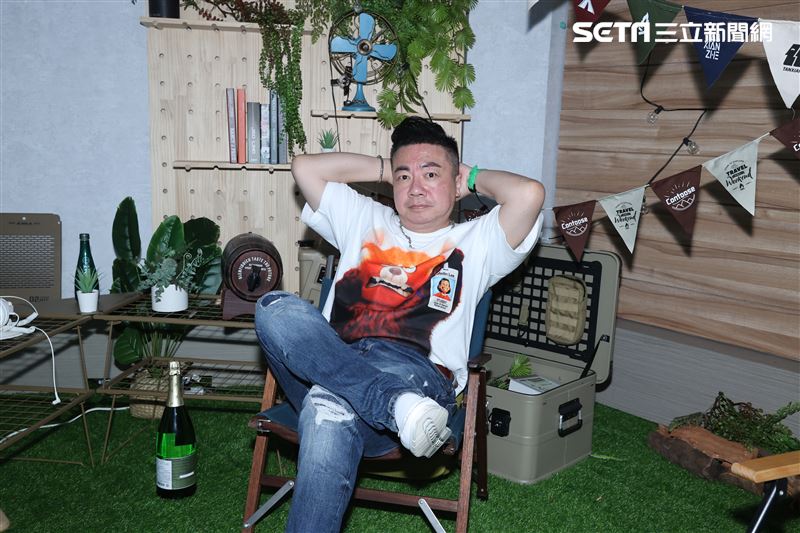 董至成三立新聞網專訪。（圖/記者邱榮吉攝影）