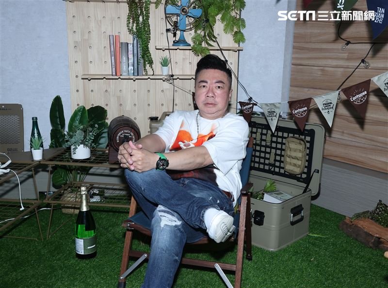 董至成三立新聞網專訪。（圖/記者邱榮吉攝影）