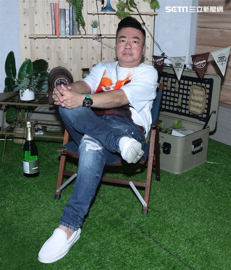 董至成三立新聞網專訪。（圖/記者邱榮吉攝影）