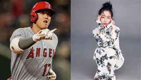 大谷翔平、田中美奈實（圖／翻攝自天使推特、「tanaka_minami_fan」IG）