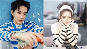 ▲戚薇，李承鉉。（圖／翻攝自微博）