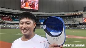 ▲陳孝允是開幕戰先發打線唯一業餘選手，肩負「全村的希望」。（圖／記者俞聖律攝影）