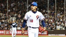 ▲亞錦賽開幕戰，台灣隊先發投手徐若熙6局僅挨2安。（圖／記者劉彥池攝影）