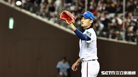 ▲亞錦賽開幕戰，台灣隊先發投手徐若熙7局無失分。（圖／記者劉彥池攝影）