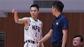 虎尾科大菜鳥林明暐第一年打UBA就扛先發。（圖／大專體總提供）