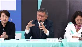 柯文哲勞動政策記者會。