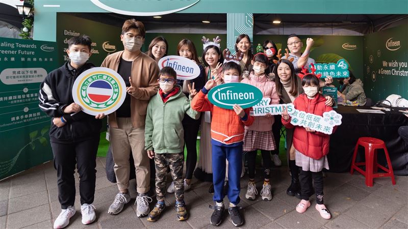英飛凌送暖　邀仁愛兒童之家同遊聖誕市集