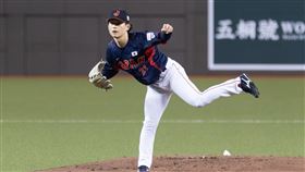 ▲日本先發投手秋山翔4局沒讓泰國任何打者上壘，送出5次三振。（圖／中華棒協提供）