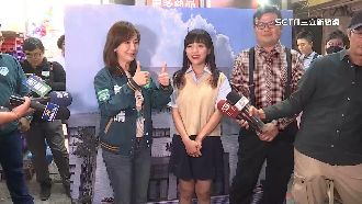 黃捷重現經典裝扮　與郭昱晴六合夜市拜票