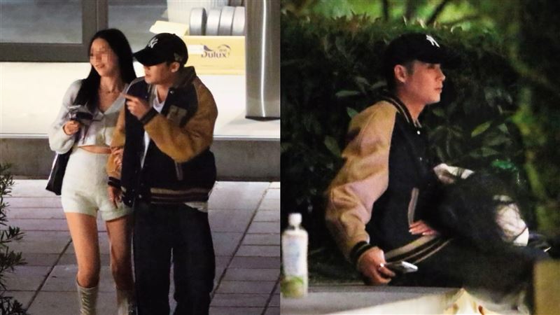 陳奕路邊交纏不怕看　正妹手伸胯下羞爆