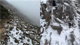雪霸下雪（圖／「台灣戶外自組揪團」／雪霸國家公園管理處提供）