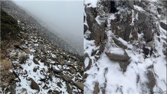 冷空氣發威　雪山降初雪了！絕美畫面曝光