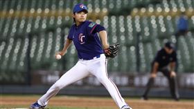 ▲富邦悍將李子強，亞錦賽被日本隊監督注意到了。（圖／中華棒協提供）