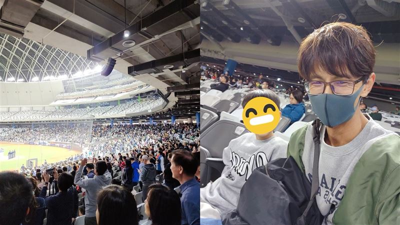 阿翔大巨蛋看球賽　曝場內1大缺點翻白眼