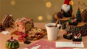 長榮航空推出聖誕限定機上餐點。（圖／長榮航空提供）