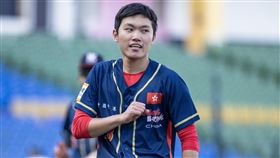 ▲亞錦賽香港隊投手黃睿鋒，就讀於台灣明新科大運管系大一。（圖／中華棒協提供）