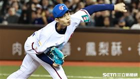 ▲亞錦賽台、日戰，台灣隊第2任投手林詔恩。（圖／記者劉彥池攝影）
