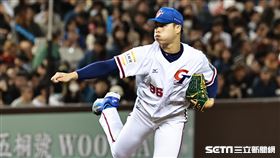 ▲亞錦賽台、日戰，台灣隊第3任投手孫易磊。（圖／記者劉彥池攝影）