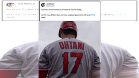 ▲大谷翔平被傳出正飛往多倫多。（圖／翻攝自MLB推特）