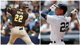 ▲索托（Juan Soto）加盟洋基穿22號！背號前主人讓洋基迷心痛。（圖／美聯社／達志影像）