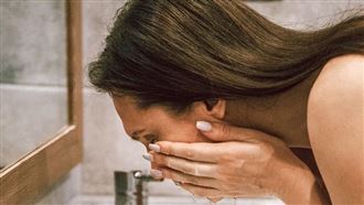 洗臉，女生，清潔(圖／PIXABAY)