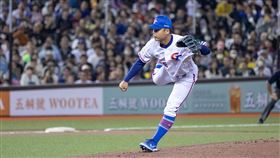 ▲伍祐城以76球投7.1局失1分，拿下勝投。（圖／中華棒協提供）