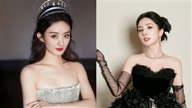 ▲趙麗穎和楊冪。（圖／翻攝自微博）