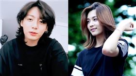 ▲BTS柾國，SEVENTEEN尹淨漢（圖／翻攝自微博，IG）