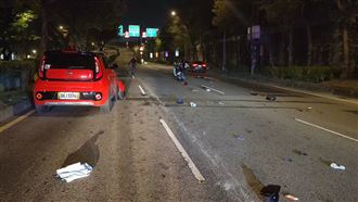 19歲女作業員逆向闖快速道路　遭撞飛不治