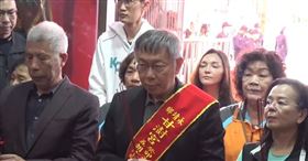 柯文哲參拜永靖湳港甘澍宮並受訪