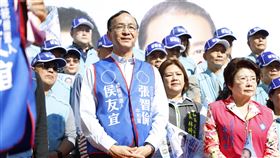 朱立倫出席侯友宜、張智倫聯合競選總部成立大會。(圖/國民黨提供)