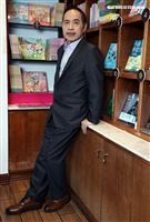 張盛舒三立新聞網專訪。（圖/記者邱榮吉攝影）