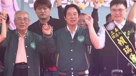 ▲賴清德出席賴瑞隆競選總部成立