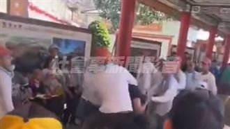 南鯤鯓代天府成擂台　2地陣頭擦撞互毆