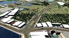 ▲「延平路(國道2號南側)延伸至和平路道路新闢工程(第三期)」模擬圖。（圖／桃園電子報）
