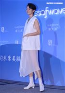 梁詠琪出席索夫波記者會。（圖/記者邱榮吉攝影）