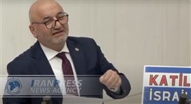 咒罵嗆聲「以色列將受真主懲罰」，土耳其議員比特梅茲（Hasan Bitmez）當場心臟病發倒地(圖／翻攝自YT IPNA)