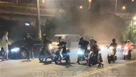 新北,疏洪道,蘆洲,猴子,燒胎,飆車,罰單,