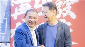 侯友宜、趙少康回顧「台灣首次思覺失調患者挾持公車事件」。(圖/侯辦提供)